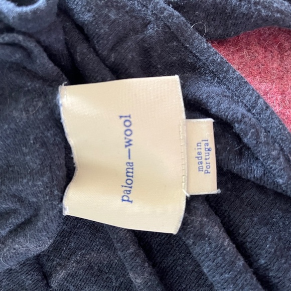 Paloma Wool Felipa Blue/Gray Wrap top - Picture 2 of 8